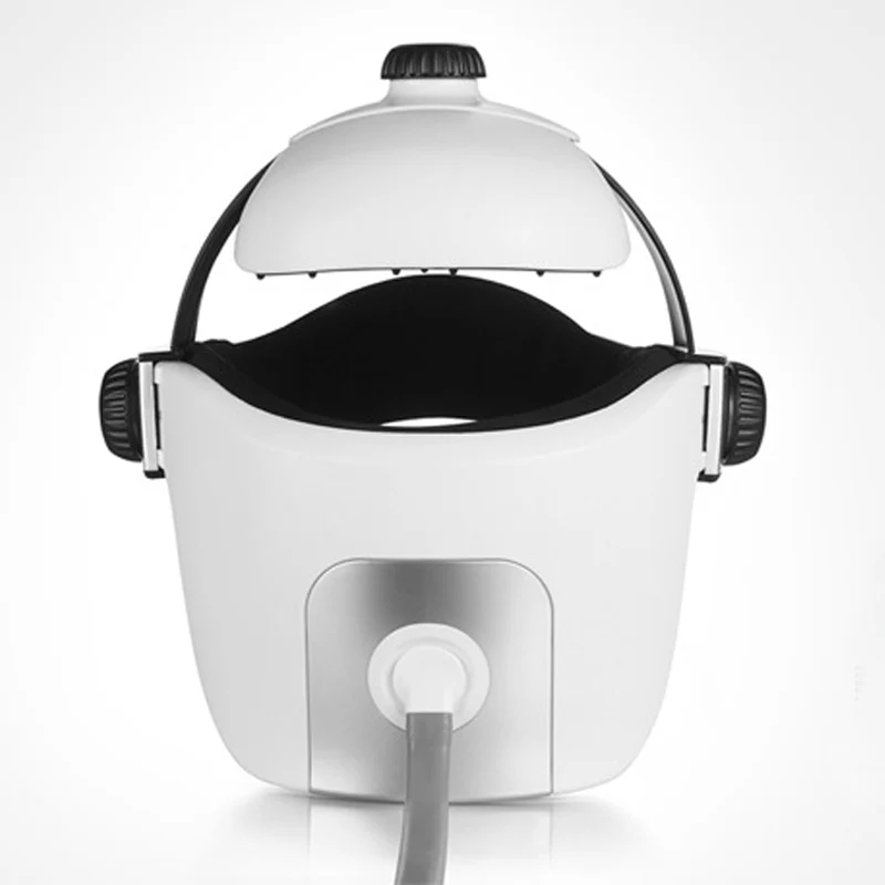 New Electric Head Massager Brain Massage Adjustable Size Instrument Helmet With Music Head Massage Life Relaxation Health Care - Image 7