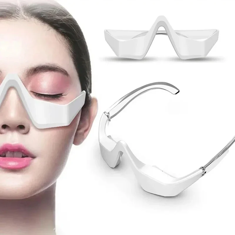 NEW EMS Micro-Current Eyes Relax Massager Red Light Therapy Relief Eye Fatigue Dark Circles Remover Electric Eye Massage Tool