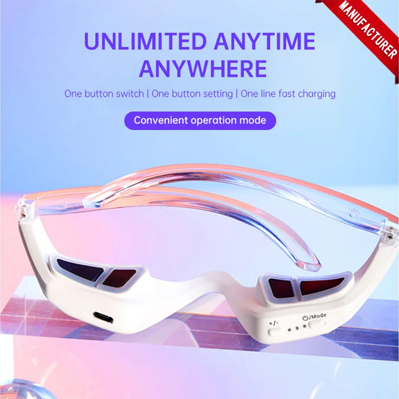 NEW EMS Micro-Current Eyes Relax Massager Red Light Therapy Relief Eye Fatigue Dark Circles Remover Electric Eye Massage Tool - Image 2