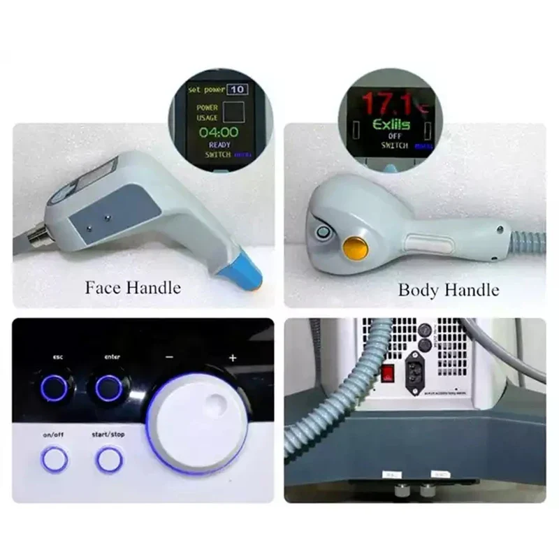 New Exili Monopolar RF Face Skin Rejuvenation Ultra 2 IN 1 360 Body Contouring Cellulite Reduction Tightening Machine - Image 5