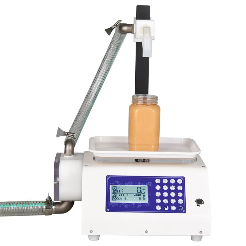 New Experience Automatic Honey Bottling Machine Self Priming Gear Pump Viscous Liquid Honey Yogurt Sauce Filling Machine 4XP - Image 3