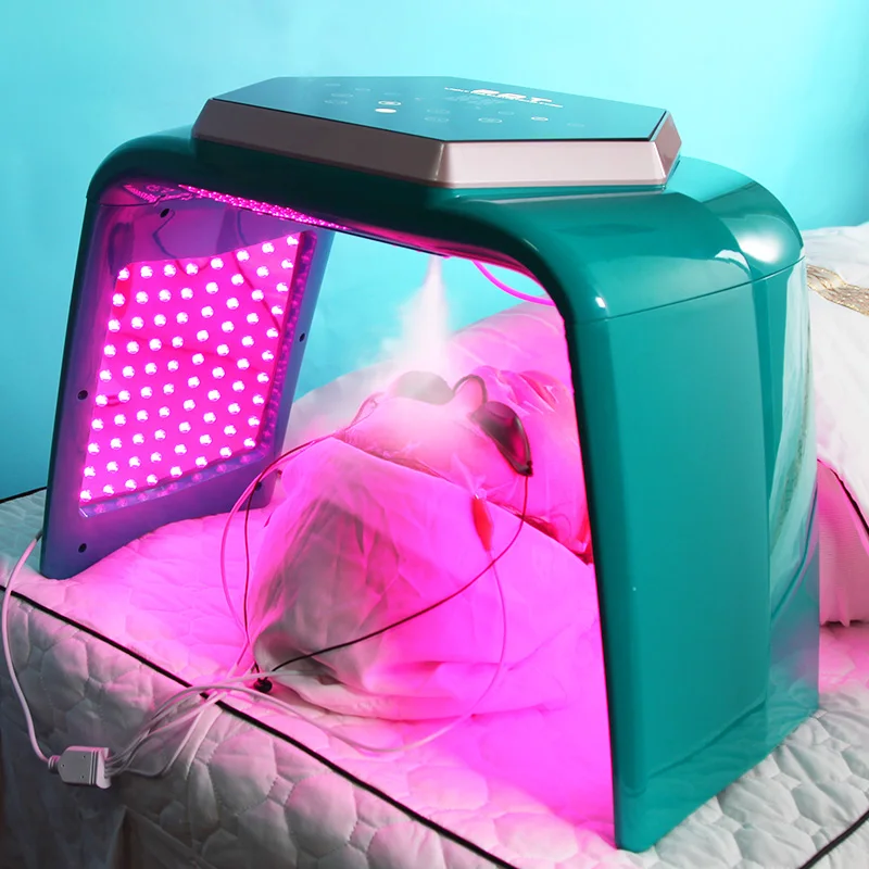 New Facial Bio Therapy 7 Color Pdt Led Light Therapy Beauty Salon Machine Facial Spa Skin Care Led Light Face Mask With Streams - Image 2