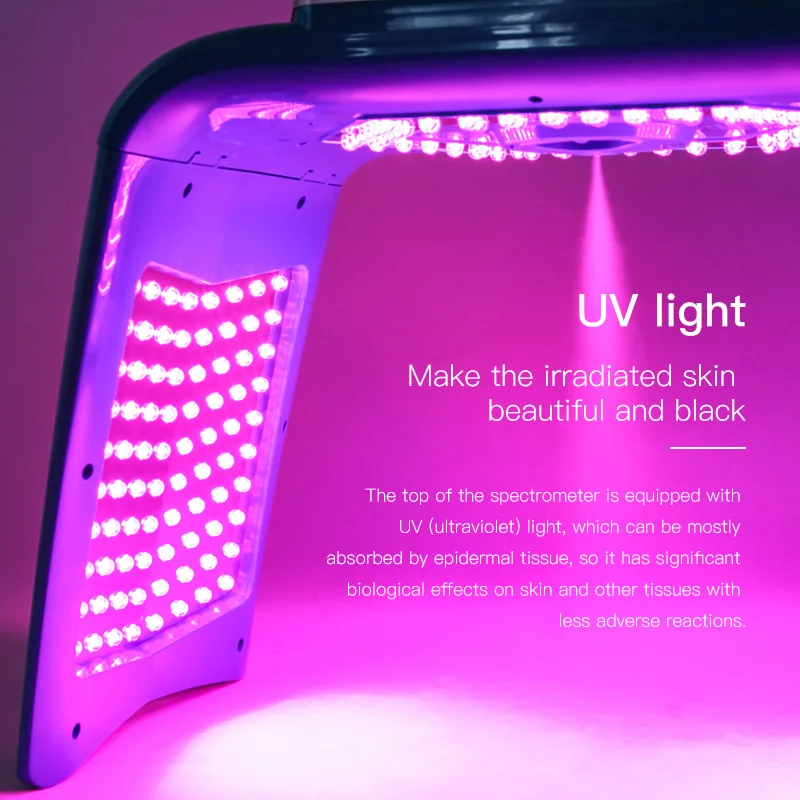 New Facial Bio Therapy 7 Color Pdt Led Light Therapy Beauty Salon Machine Facial Spa Skin Care Led Light Face Mask With Streams - Image 3
