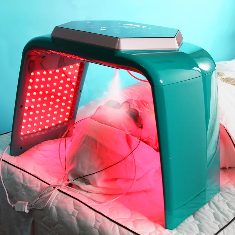 New Facial Bio Therapy 7 Color Pdt Led Light Therapy Beauty Salon Machine Facial Spa Skin Care Led Light Face Mask With Streams - Image 4