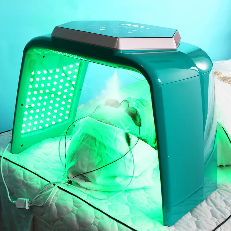 New Facial Bio Therapy 7 Color Pdt Led Light Therapy Beauty Salon Machine Facial Spa Skin Care Led Light Face Mask With Streams - Image 6