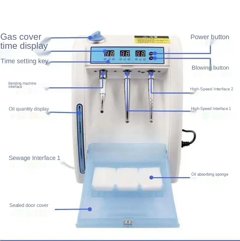 NEW!High Quality Dental greasing machine Dental curing machine Dental oiler Cleaning oil filling machine 220V/110V 3000 rpm - Image 3