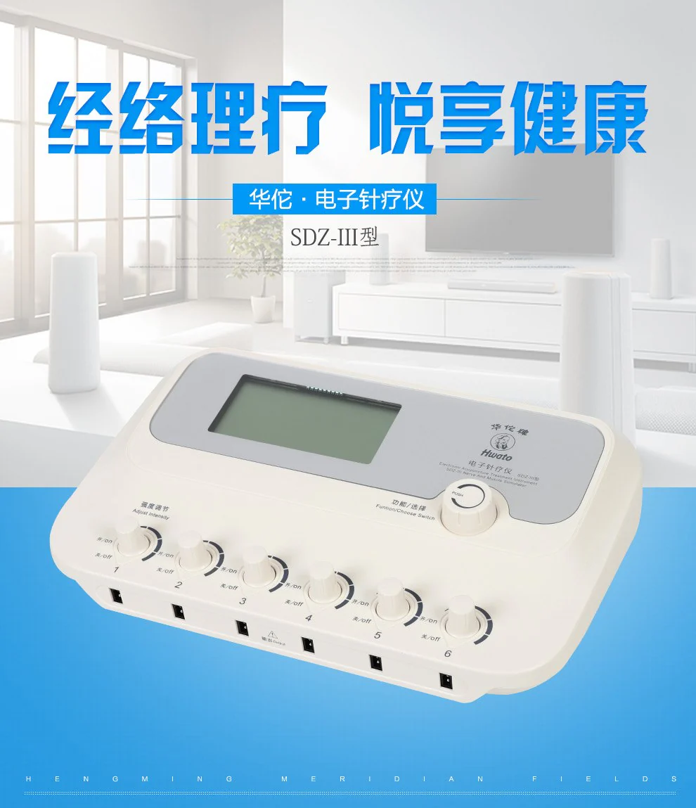 New Hwato SDZ-III Nerve Muscle Stimulator Computer Random Pulse 6 Channel Electro Acupuncture Therapeutic TENS EMS Massager - Image 7
