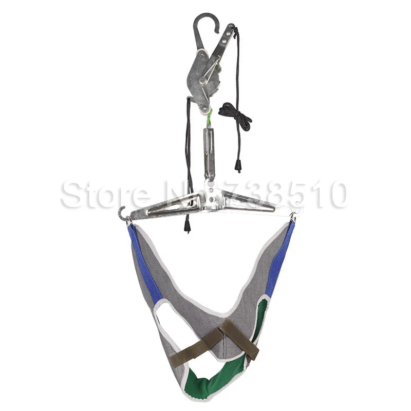 NEW Over Door Neck Cervical Traction Device Kit Neck Back Stretcher Adjustment Chiropractic Neck & Back Strain Home Head Brace