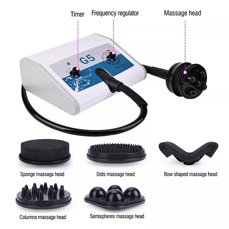 Professional G5 Waist Massager Body Vibrator High Frequency Body Massager Machine Massage with Vibration for Spa - Image 4