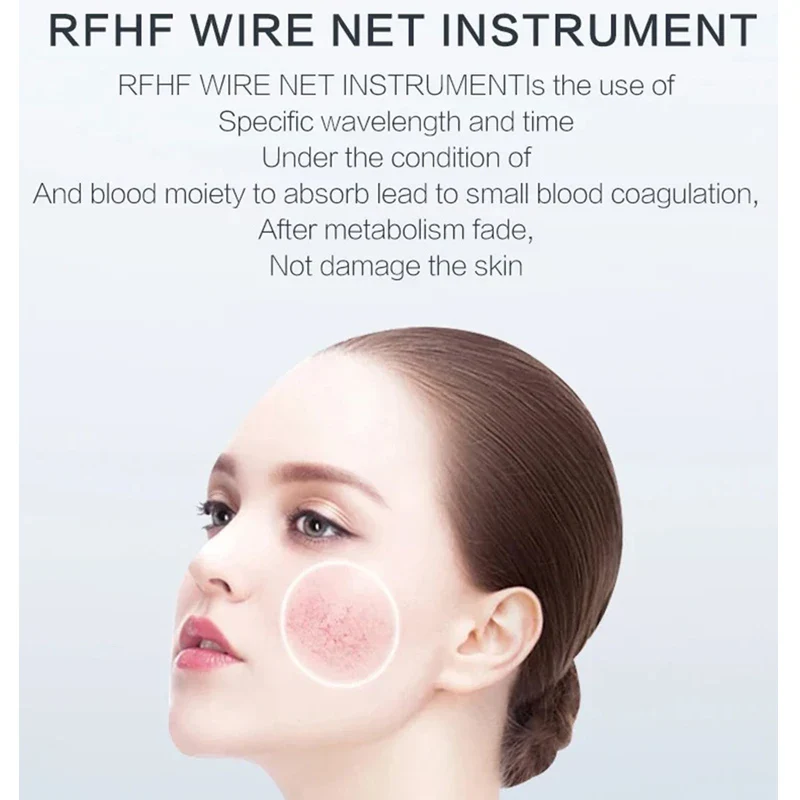 NEW Red Blood Vessel Spots Vascular Removal Beauty Equipment Needle RF Spider Veins Remover High Frequency Anti Redness Machine - Image 4
