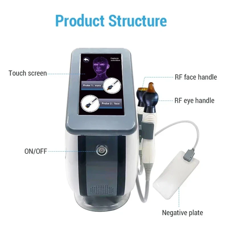 New RF Facial Beauty Machine CRT Hot Sculpture 2 IN 1 Face Lifting Eye Wrinkle Removal Skin Body Care Tightening Instrument Skin Rejuvenation - Image 3