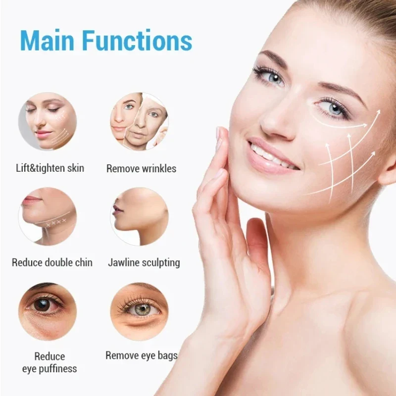 New RF Facial Beauty Machine CRT Hot Sculpture 2 IN 1 Face Lifting Eye Wrinkle Removal Skin Body Care Tightening Instrument Skin Rejuvenation - Image 4