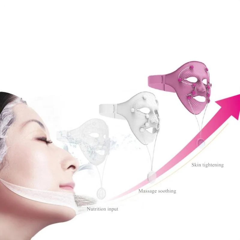 New Smart Portable Facial Mask Silicone Magnetic Massage face lift Anti Wrinkle Crow Feet Eye Toning Firm Skin mask Machine - Image 4