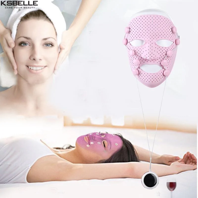 New Smart Portable Facial Mask Silicone Magnetic Massage face lift Anti Wrinkle Crow Feet Eye Toning Firm Skin mask Machine - Image 5