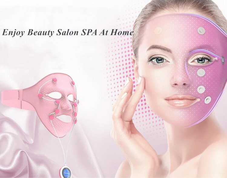 New Smart Portable Facial Mask Silicone Magnetic Massage face lift Anti Wrinkle Crow Feet Eye Toning Firm Skin mask Machine - Image 6