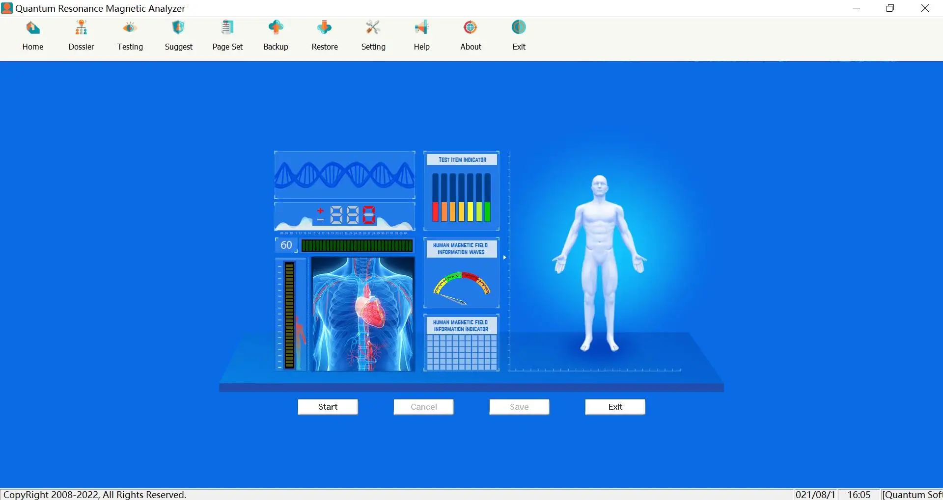 New Ver 6.3.36 Quantum Therapy Analyzer Real 62 Reports 9 in 1 Magnetic Resonant Healthy Body Analysis Bio Resonance Device - Image 2