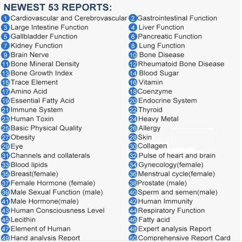 New Version of Quantum Resonance Analyzer Magnetic Bioresonance Whole Body Scan 53 Reports Of Sub-Health Diagnostic Machine - Image 3