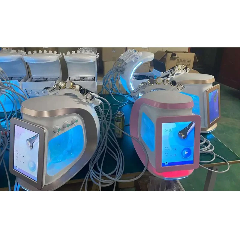 New Water Dermabrasion Oxygen Ice Blue Smart Jet Aqua Peel Small Bubble Skin Cleansing Device Facial Machine - Image 6