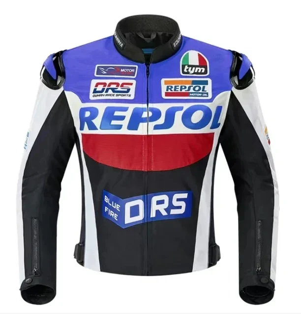 New Winter Men's Motorcycle Riding Jacket DUHAN REPSOL Biker Motocross Clothes of 600D Oxford Jackets Removable Warm lining - Image 2