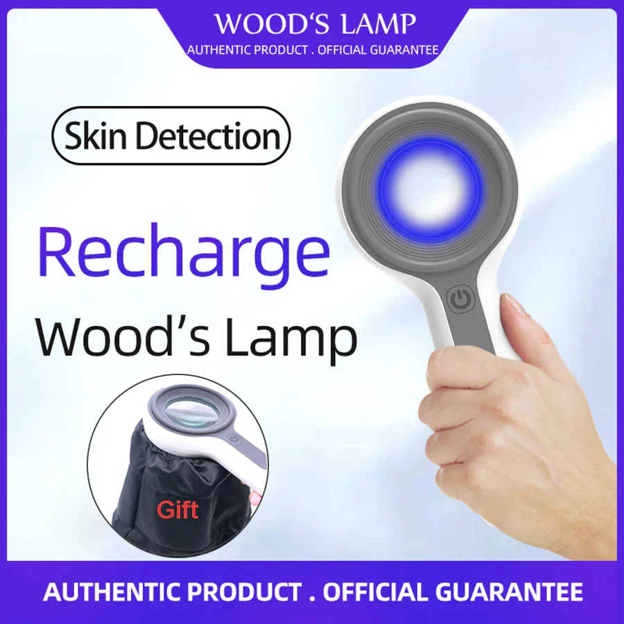 NEW Woods Lamp Skin Analyzer For Skin UV Magnifying For Beauty Facial Testing Wood Lamp Light Skin Analysis Detection Skin Care - Image 2