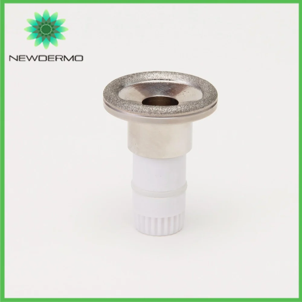 NEWDERMO Diamond V Face Massage Tip Fine Tip limbs tip For Microdermabrasion Machine Skin Rejuvenation 2 Different heads - Image 2