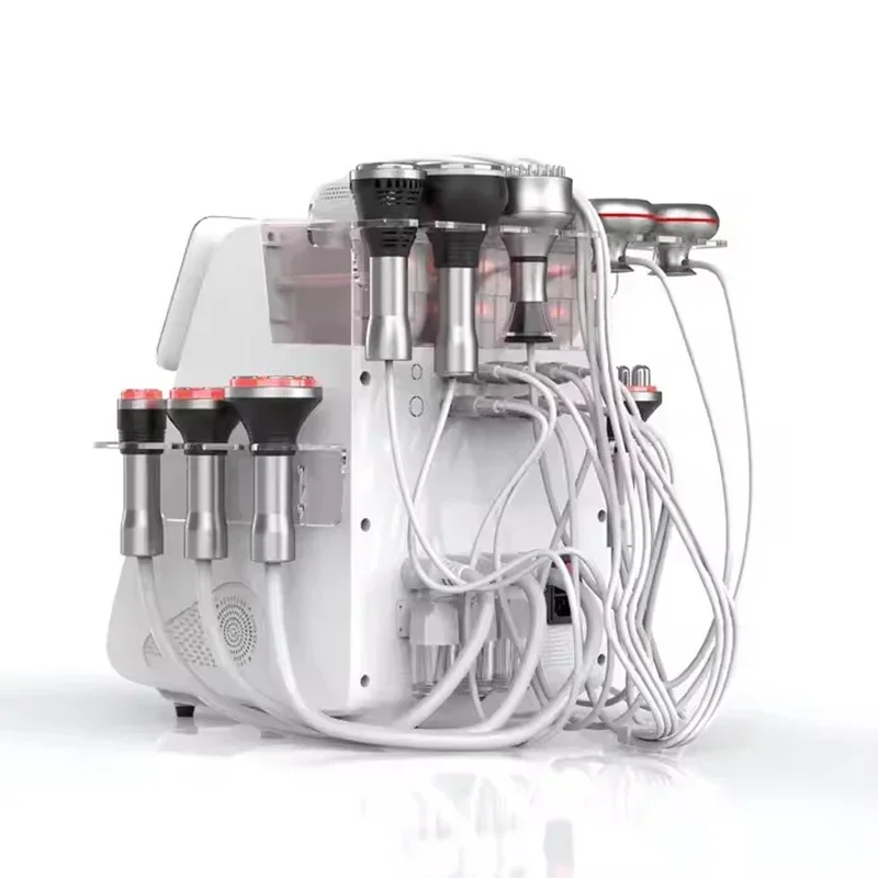 Newest 2025 80K 11 in 1 radiofrequency vacuum RF ultrasonic fat cavitation machine salon beauty equipment with laser pad - Image 6