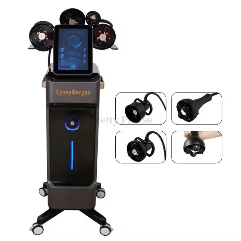4 IN1 360° Rotation Roller Massage Machine Body Slimming Weight Loss Fat Burning Muscle Stimulation Beauty Machine