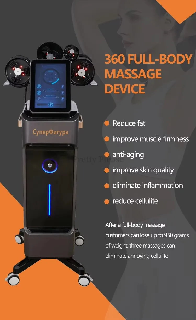 4 IN1 360° Rotation Roller Massage Machine Body Slimming Weight Loss Fat Burning Muscle Stimulation Beauty Machine - Image 6