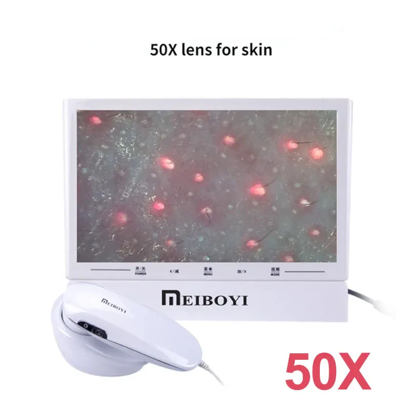 Newest HD Digital Skin Analyzer Professional Facial Detector Hair Scalp Follicle Oil Moisture Test Skin Care Device 11 inch - Image 7