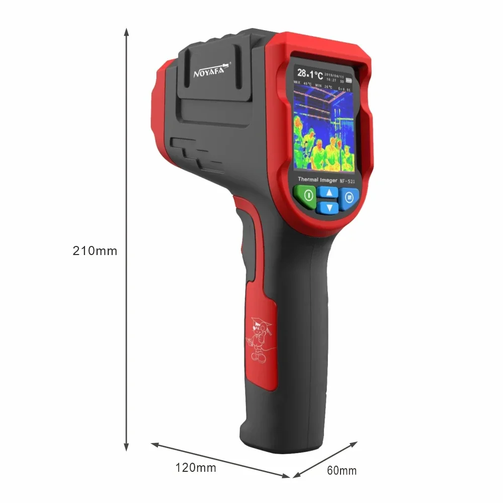 NF-521 Infrared Thermal Imager Sensor -10~400℃ Temperature Thermal Imaging Camera 2000 Pixels Imager Floor Heating Detector - Image 5