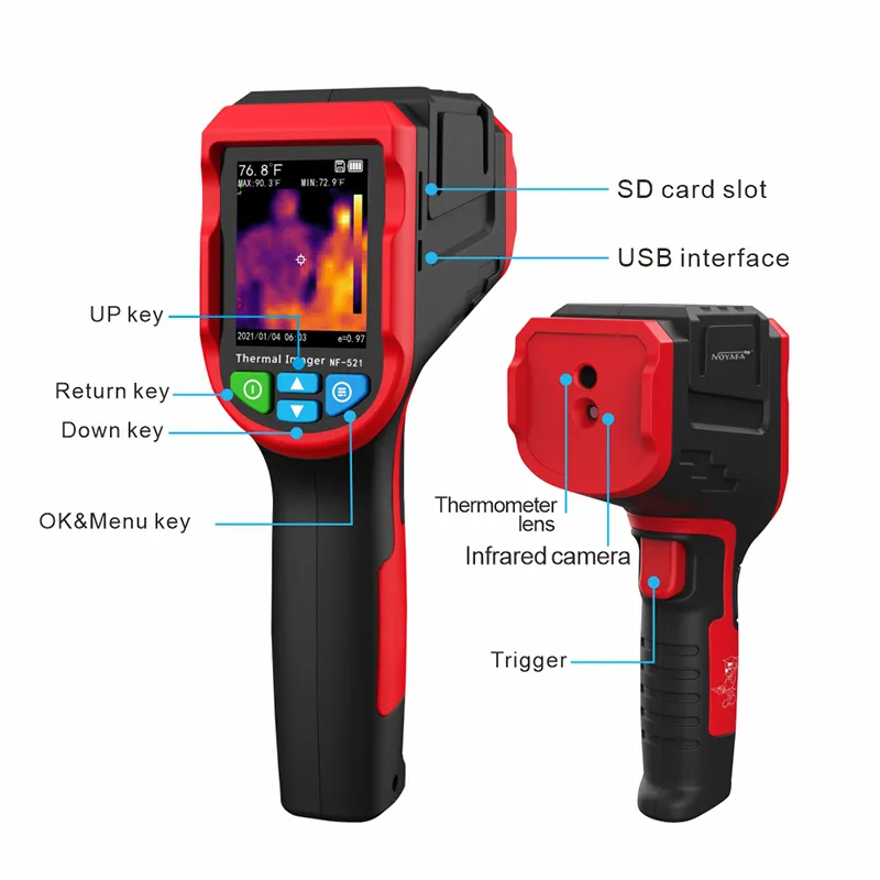 Noyafa Nf 521 Handheld Infrared Thermal Imager 340x240 Resolution Imaging 1024 Pixel Sensor Floor Heating Detector Thermometer - Image 5