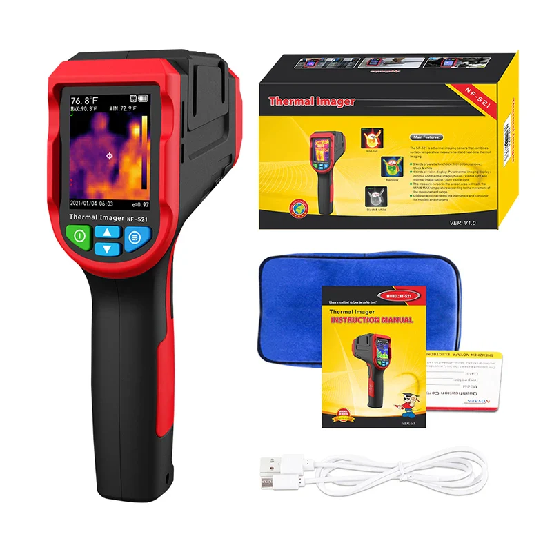 Noyafa Nf 521 Handheld Infrared Thermal Imager 340x240 Resolution Imaging 1024 Pixel Sensor Floor Heating Detector Thermometer - Image 6