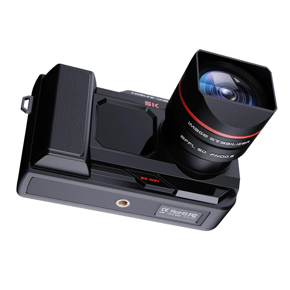 NVC200 500M Infrared Night Vision Monocular Telescopes 4K HD WIFI Full Color Digital SLR Camera for Camping 50X Zoom 52MP - Image 5