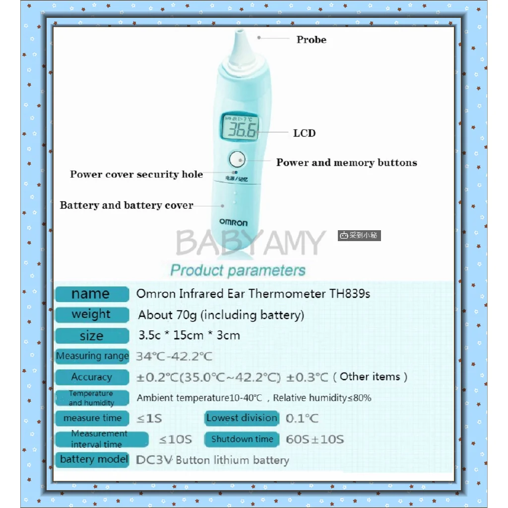 Omron Ear Thermometer TH839S - Image 5