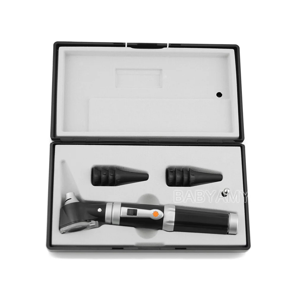 Professional Diagnostic Wide Field Ear Care Fiber Optic Otoscope LED Pocket Otoscope now includes 8 Heads - Image 6