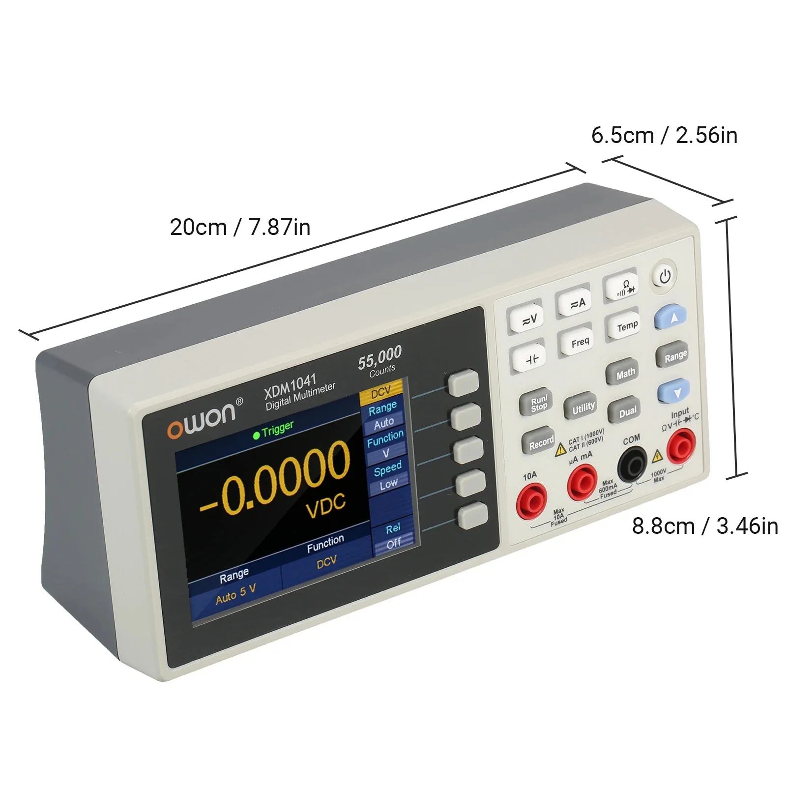 Owon XDM1041 USB/RS232 Digital Multimeter 55000 Counts High Accuracy Universal Desktop Multimeters Meter With 3.5Inch LCD Screen - Image 4