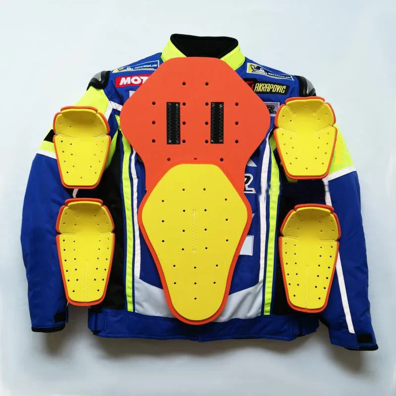 Oxford textile jackets For Suzuki Motorbike Motocross MTB BMX Bike Riding Men's Blue Jacket With Protector - Image 2