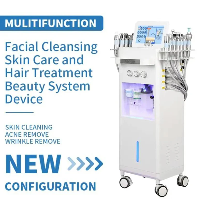 Oxygen Microdermabrasion Pore Cleansing Skin Rejuvenation Bubble Aqua Oxygen Jet Facial Lifting Skin Care Machine - Image 4