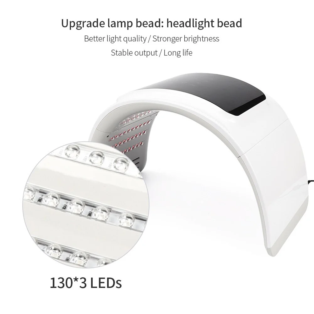 PDT Facial LED Facial Mask 6 Colors Light Phototherapy Machine Heat Therapy Anti Aging Acne Spot Removal Skin Rejuvenation Device - Image 2