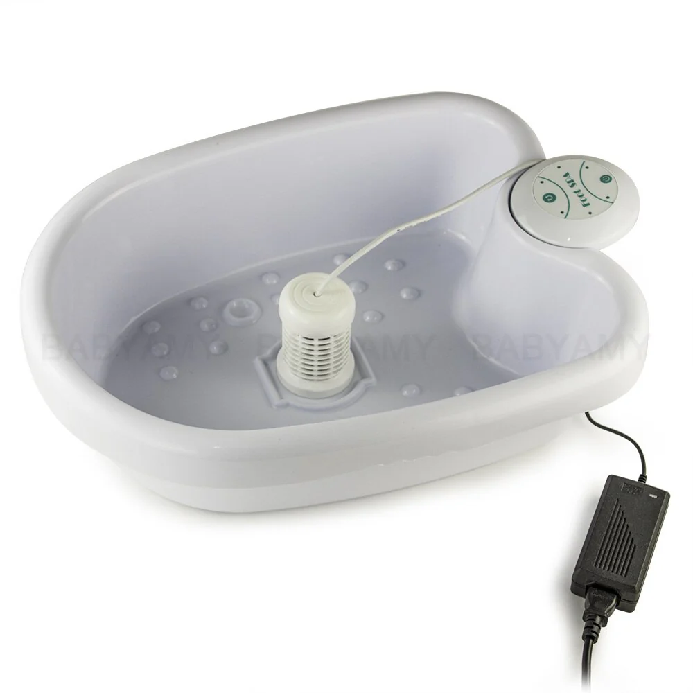 Ion cleanse detox foot spa with plastic foot tub bucket foot bath detox device ionic detox machine - Image 3