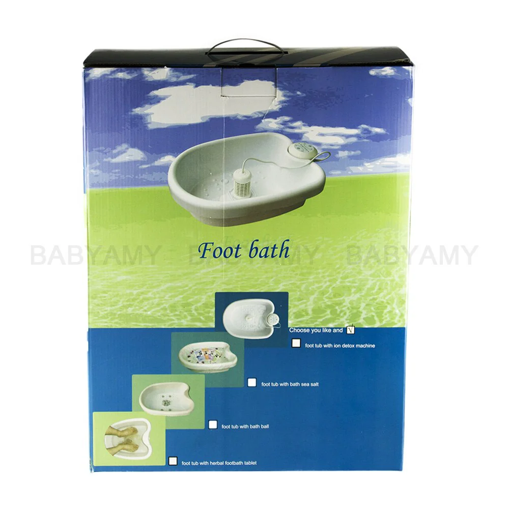 Ion cleanse detox foot spa with plastic foot tub bucket foot bath detox device ionic detox machine - Image 6