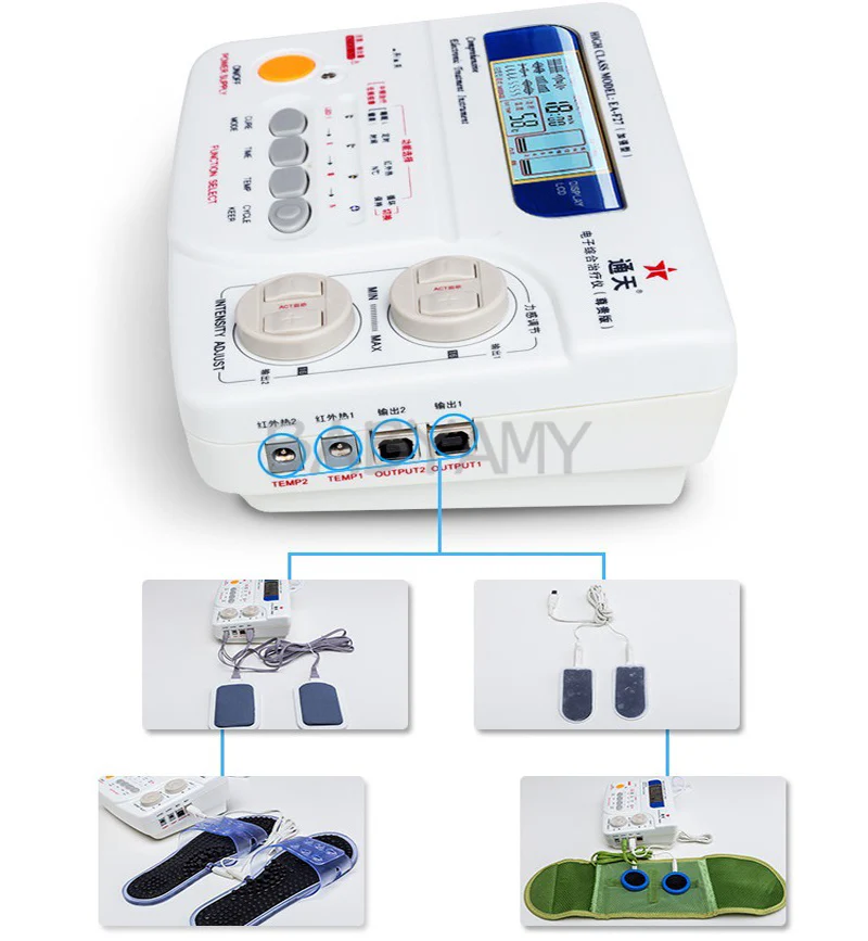 Physical Therapy Equipment with electronic pulse/infrared heating therapy deep ems electrical Muscle Stimulator machine - Image 4