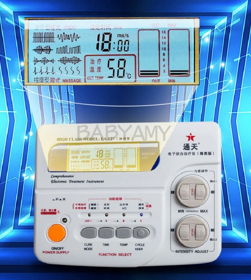 Physical Therapy Equipment with electronic pulse/infrared heating therapy deep ems electrical Muscle Stimulator machine - Image 8