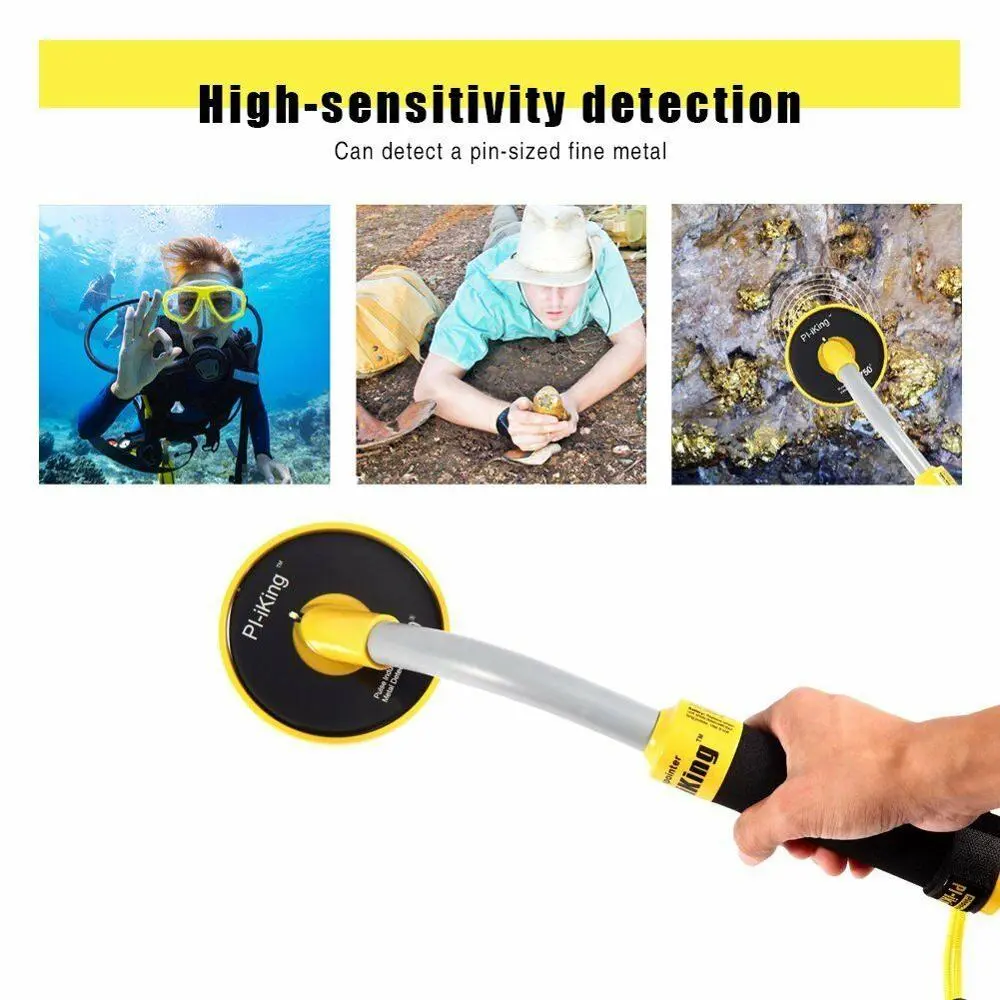 PI-IKING 750 Fully Waterproof Metal Detector 100ft/30m Underwater Diving Ocean Lake High Sensitivity Pulse Induction Hand Held - Image 2