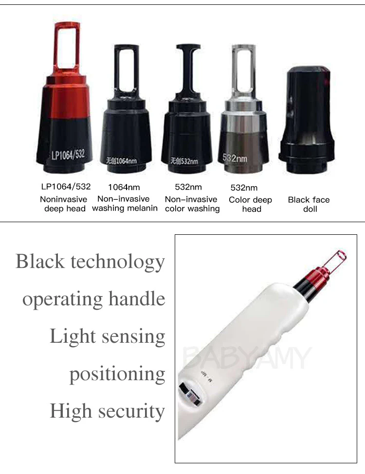 Picosecond Laser Tattoo Removal Machine 1064nm 532nm 1320nm  Spots Tattoo Removal Eyebrow Pigment Picosecond Beauty Machine - Image 4