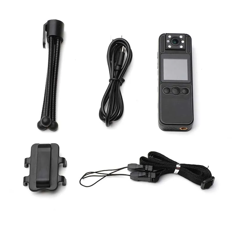 Pocket Body Worn Recorder 1.3'' Screen HD 1080P Night Vision Mini Camera Police Video Voice Recorder Bike Motorcycle Sports DV - Image 4