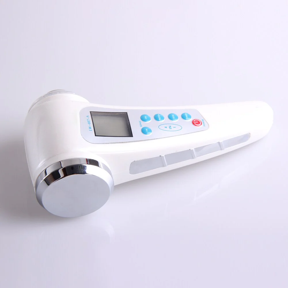 Portable 1Mhz Ultrasonic+3Mhz Ultrasound Ion Facial Lift Photon LED Rejuvenation 4 in 1 beauty equipment EU US UK AU  Plug - Image 3