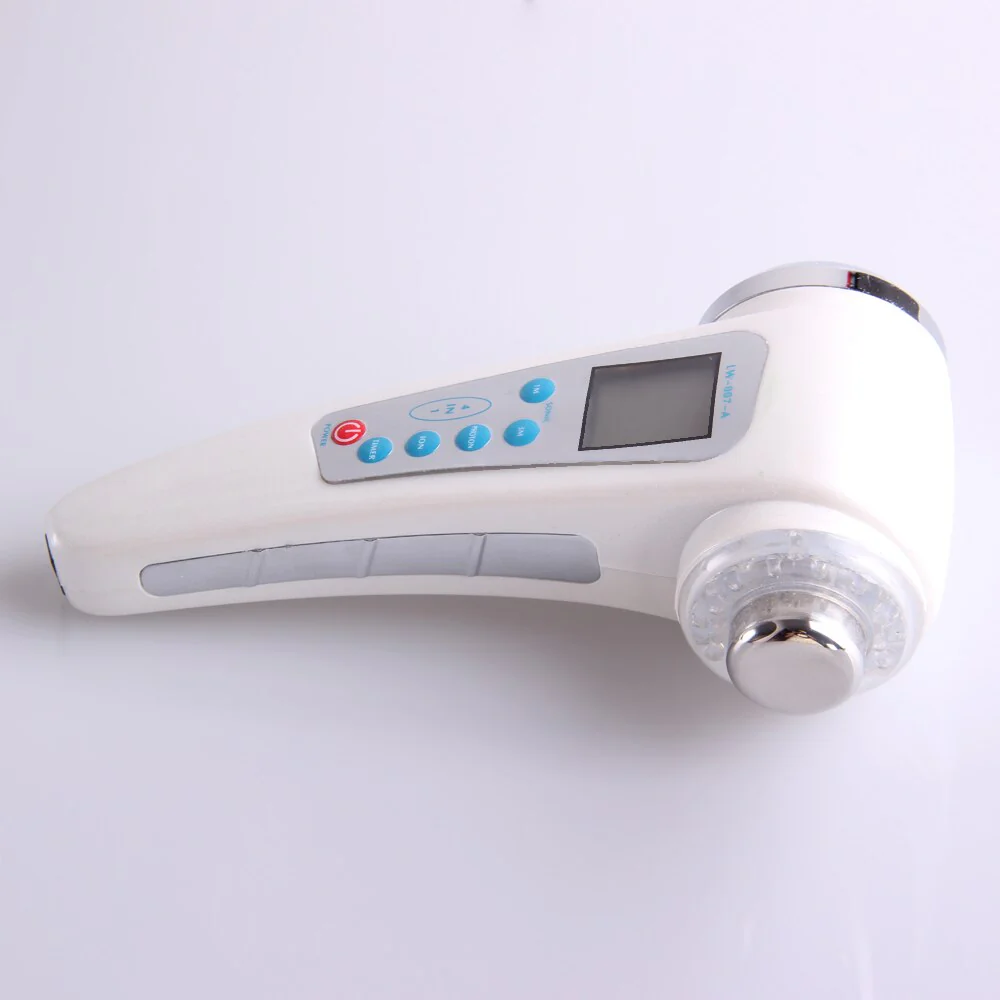 Portable 1Mhz Ultrasonic+3Mhz Ultrasound Ion Facial Lift Photon LED Rejuvenation 4 in 1 beauty equipment EU US UK AU  Plug - Image 4