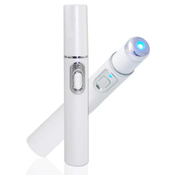 Portable 415 nm Blue Light Acne Microcurrent repair skin Fast Acne Removal Pen