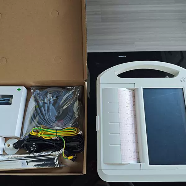 Portable Digital Electrocardiograph 10 inch 12 Channel ECG Machine MK-1212A - Image 4